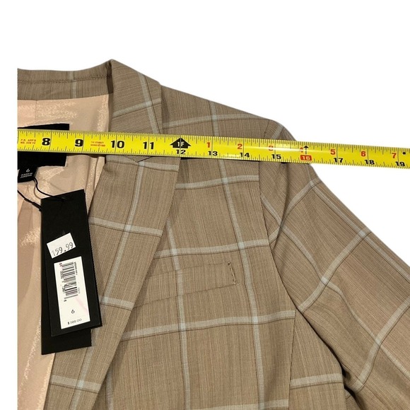 Banana Republic Women's 6 Plaid Blazer Jacket NWT Classic Fit Single Button - Picture 11 of 16